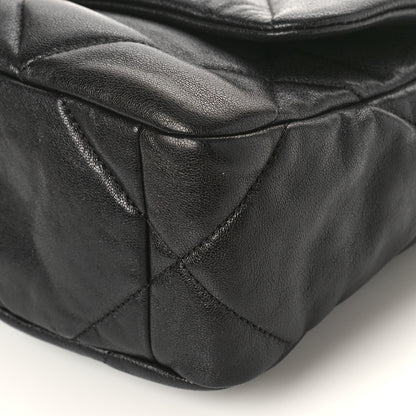 Chanel Lambskin Quilted Medium Chanel 19 Flap Black 9 of 9
