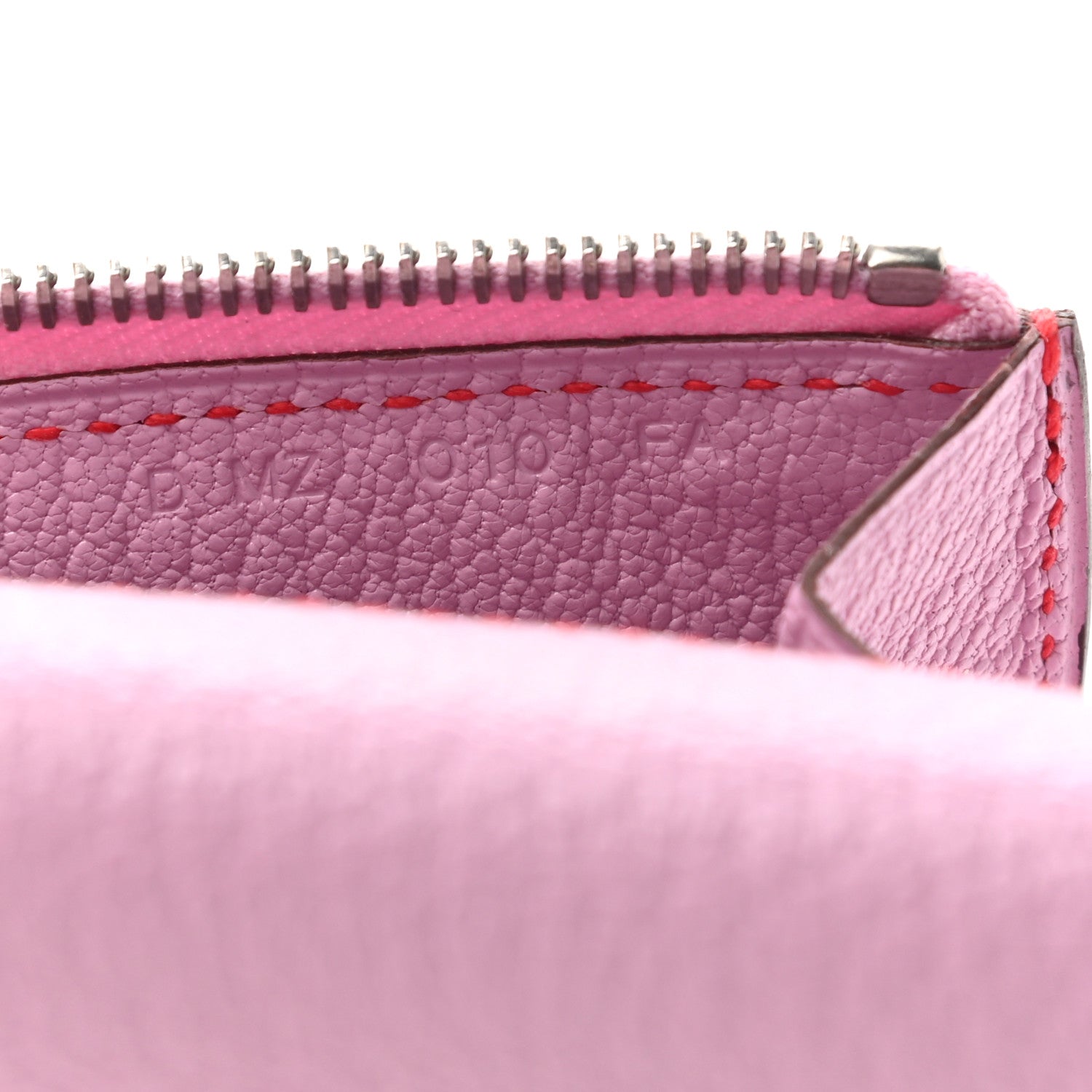 Hermes Chevre Mysore In-The-Loop Compact Wallet Mauve Sylvestre Rouge De Coeur 8 of 8