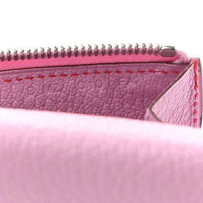 Hermes Chevre Mysore In-The-Loop Compact Wallet Mauve Sylvestre Rouge De Coeur 8 of 8