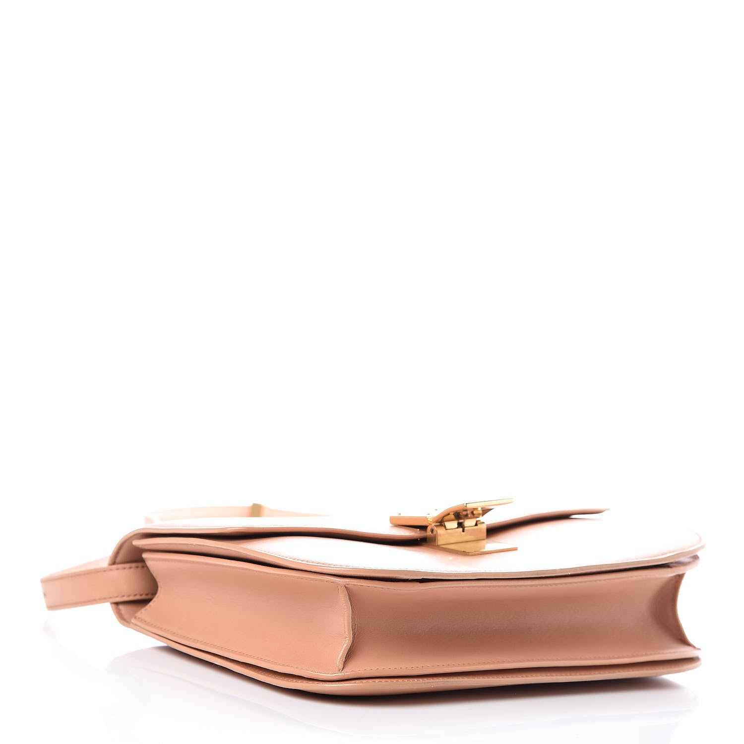 Celine Box Calfskin Medium Classic Box Flap Bag Nude 4 of 16