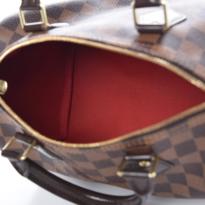 Louis Vuitton Damier Ebene Speedy Bandouliere 25 6 of 10