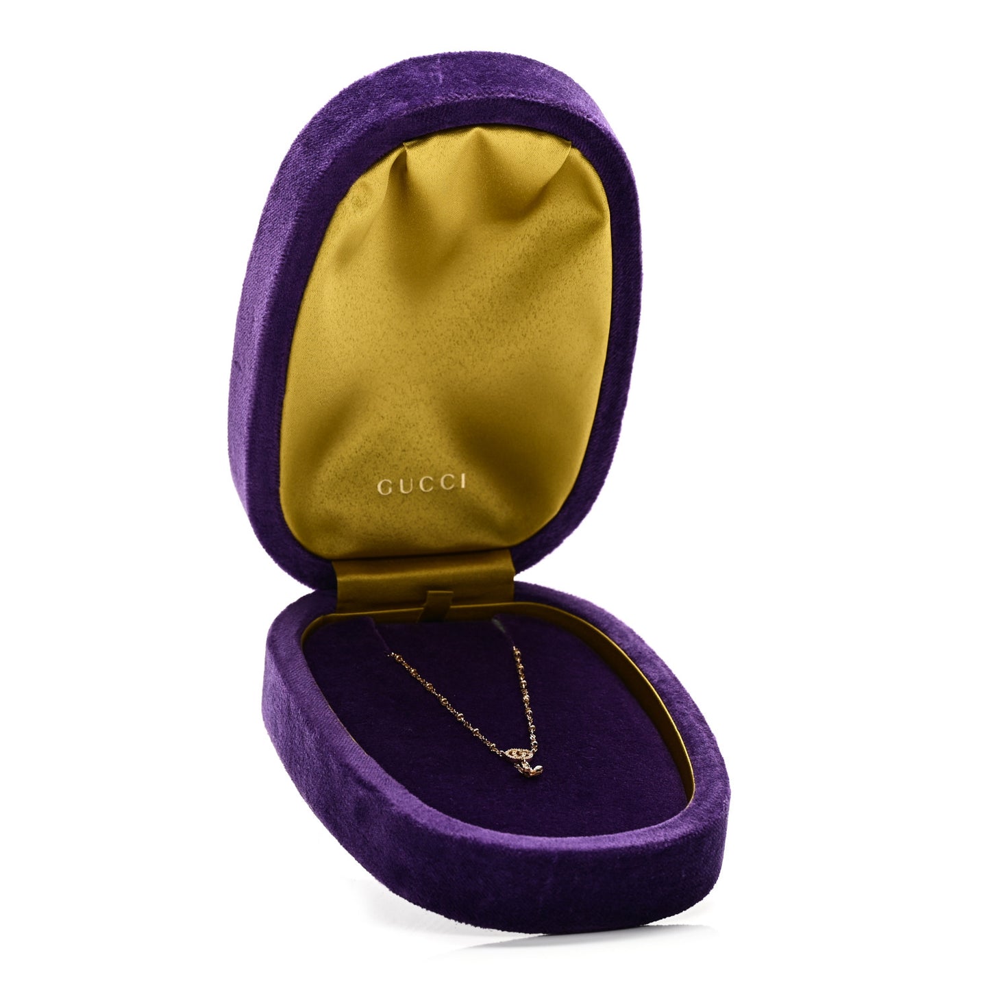 18K Yellow Gold Diamond Flora Necklace