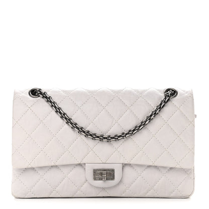 Chanel Aged Calfskin Quilted 2.55 Reissue 226 Flap Ivory 1 of 11