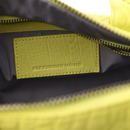 Alexander Wang Pebbled Lambskin Rocco Acid Black Nickel Hardware 6 of 9