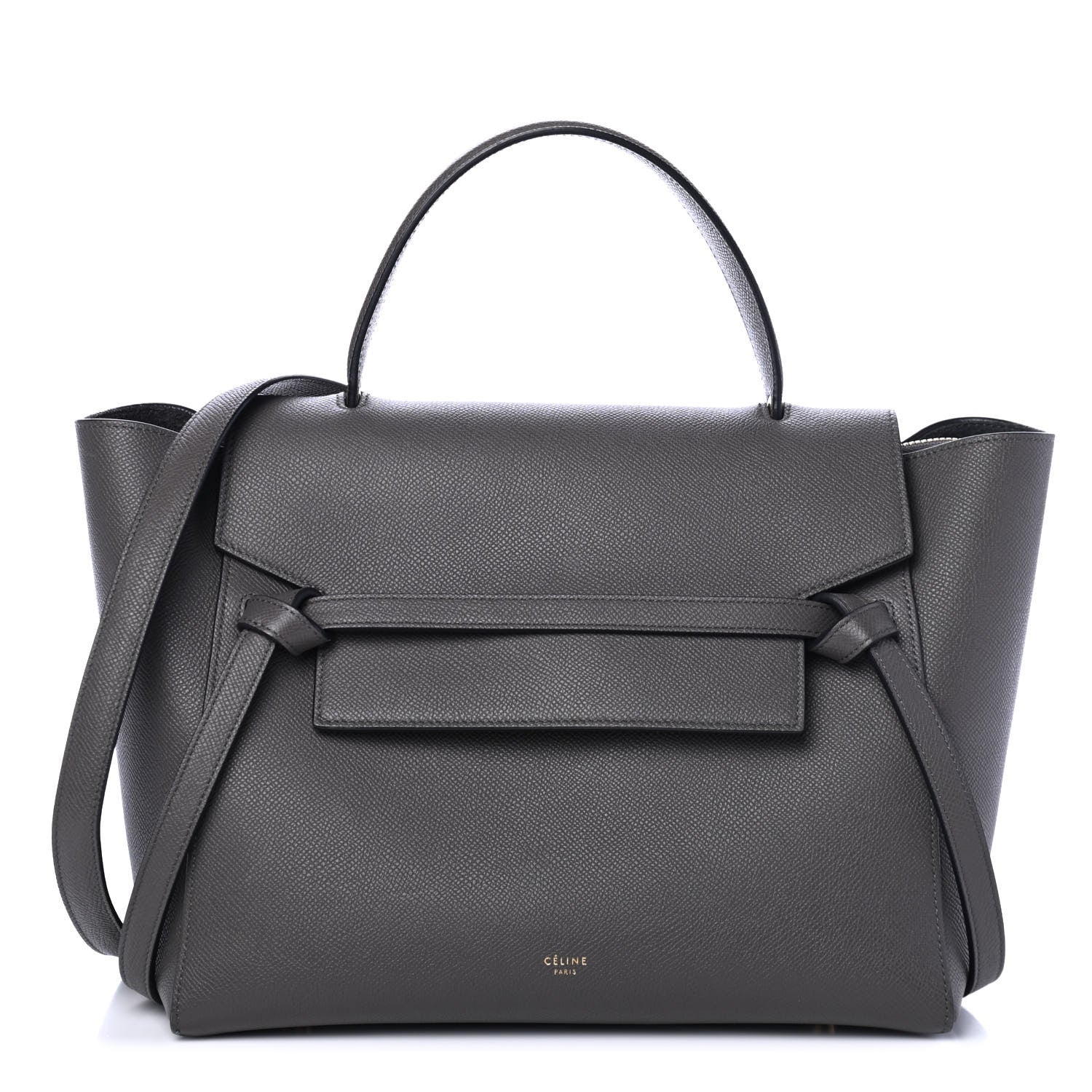 Celine Grained Calfskin Mini Belt Bag Grey 1 of 4