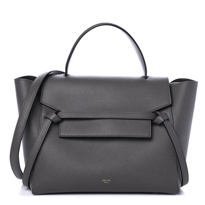 Celine Grained Calfskin Mini Belt Bag Grey 1 of 4