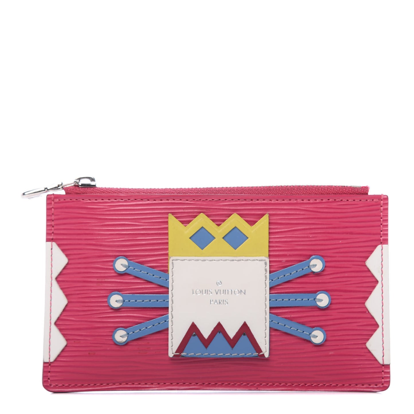 Epi Tribal Mask Key Pouch Pivoine