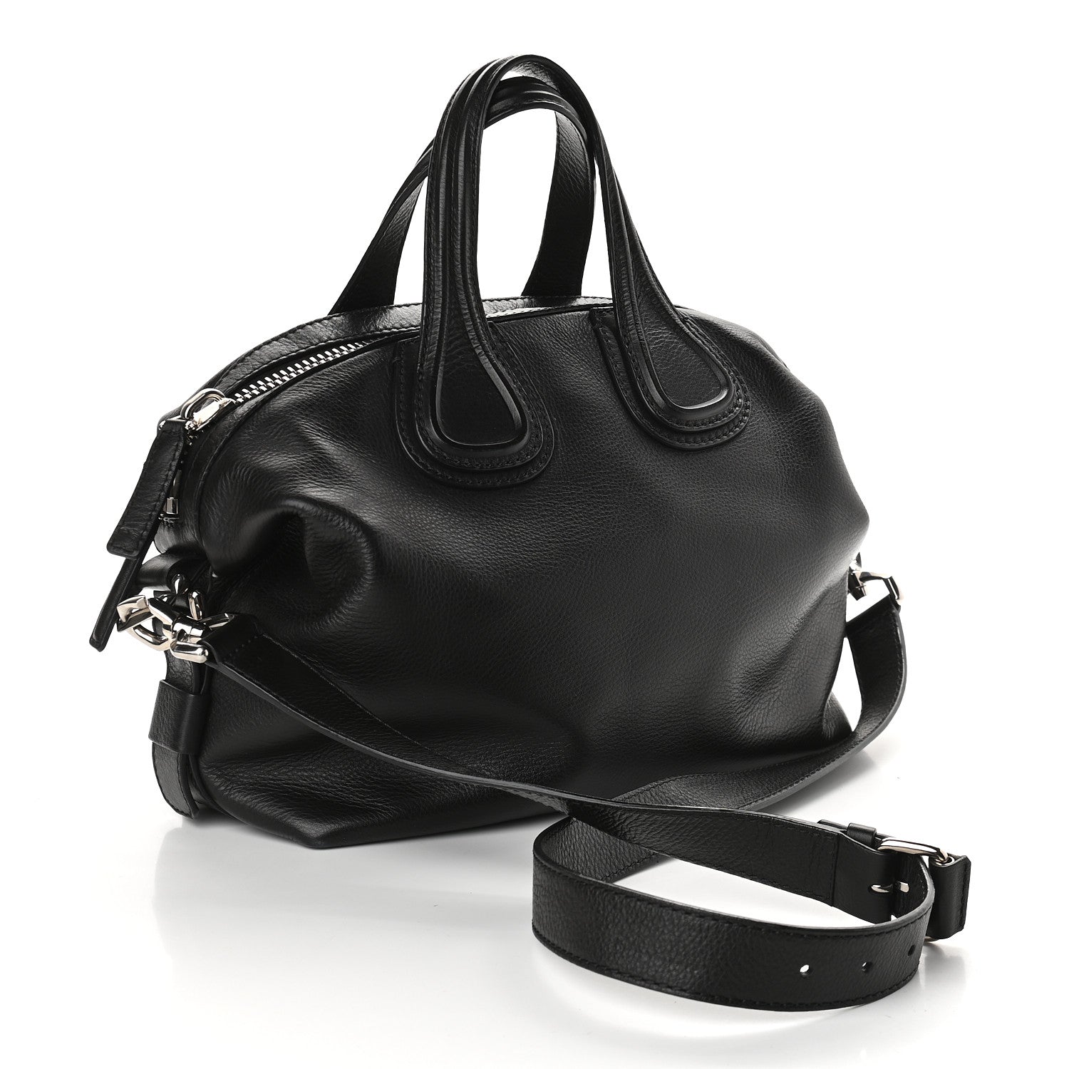 Givenchy Pebbled Calfskin Small Nightingale Black 2 of 9