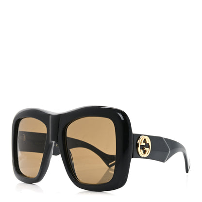 Gucci Acetate Square Frame Sunglasses GG0498S Black 1 of 7