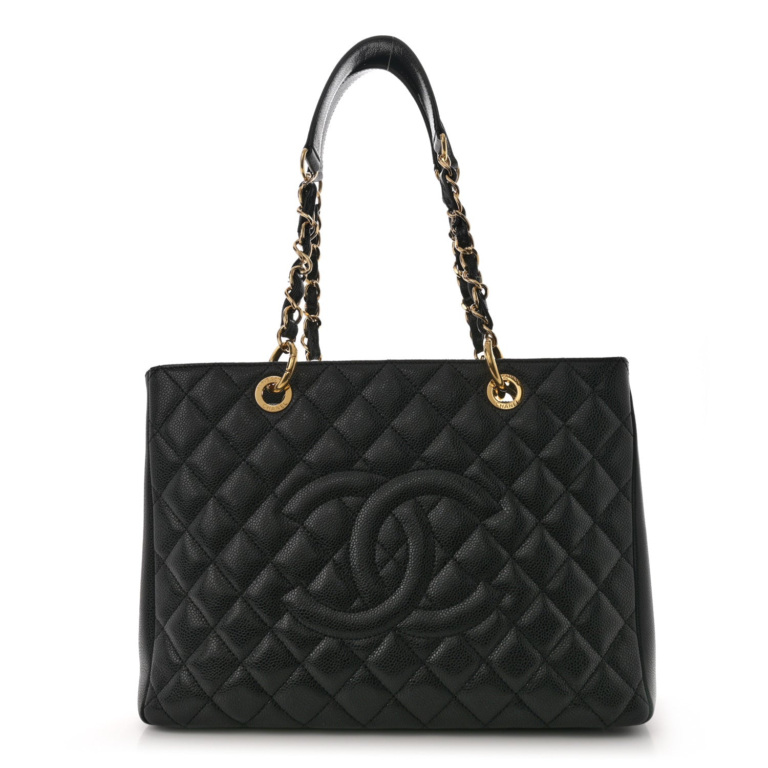 Chanel Caviar Quilted Grand Shopping Tote GST Black 1 of 10