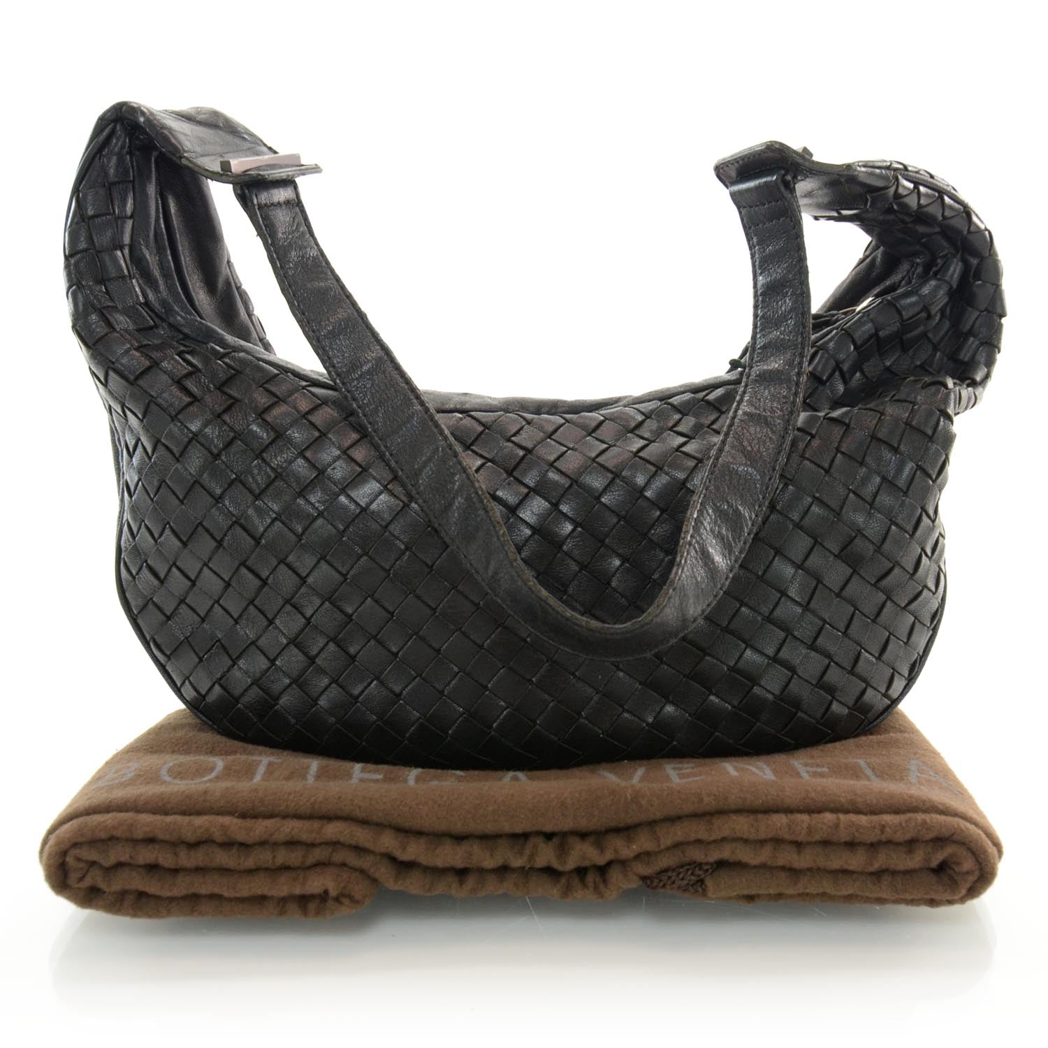 Bottega Veneta Nappa Intrecciato Small Hobo Nero Black 3 of 6