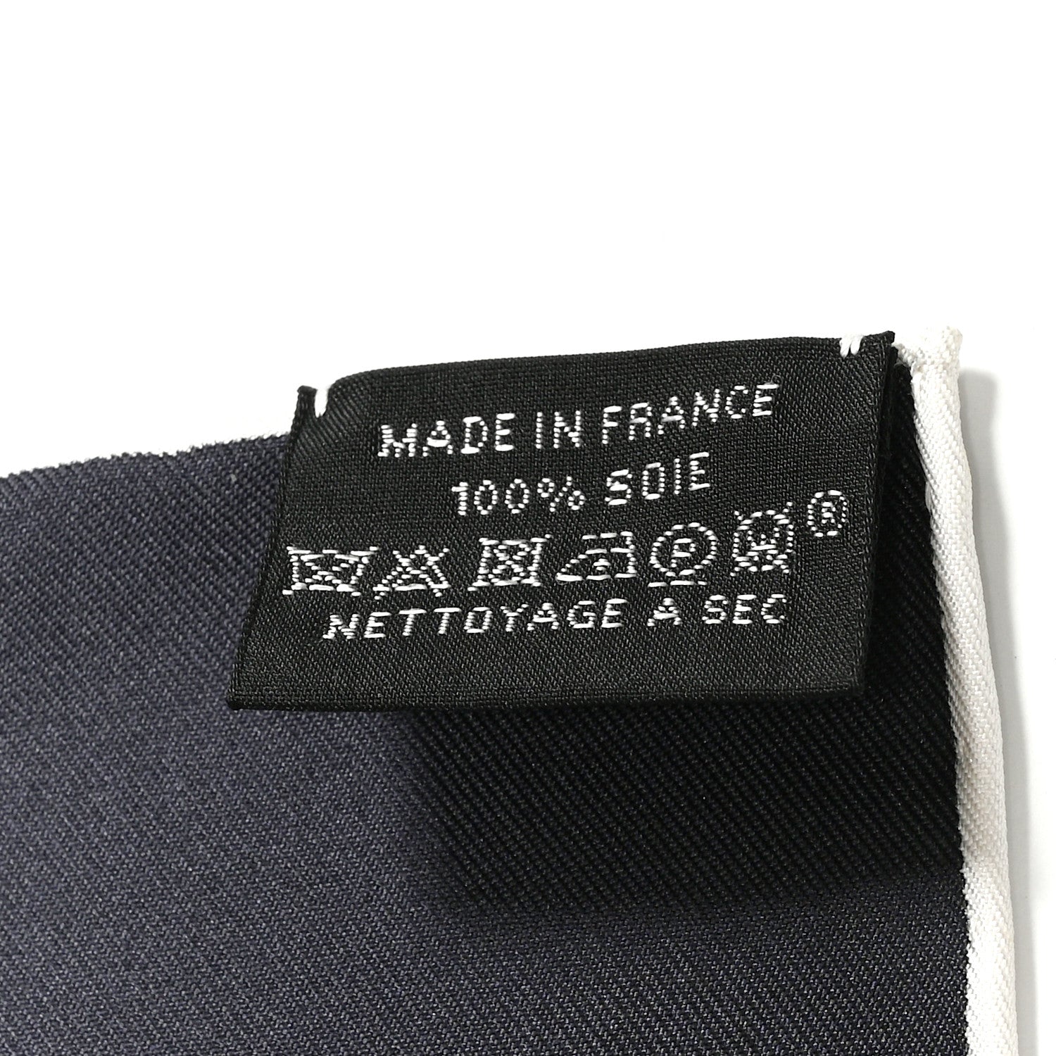 Hermes Silk Legende Brodee Scarf 90 Black 3 of 8