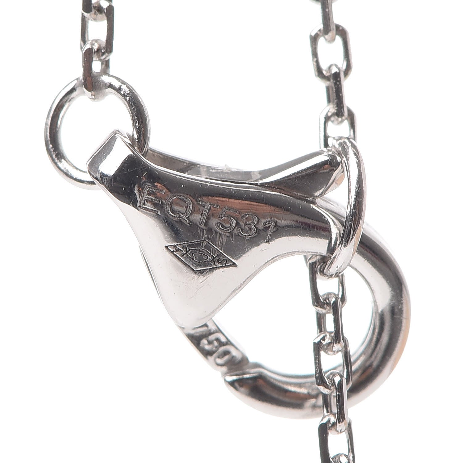 Cartier 18K White Gold Diamond XS D'Amour Pendant Necklace 6 of 8