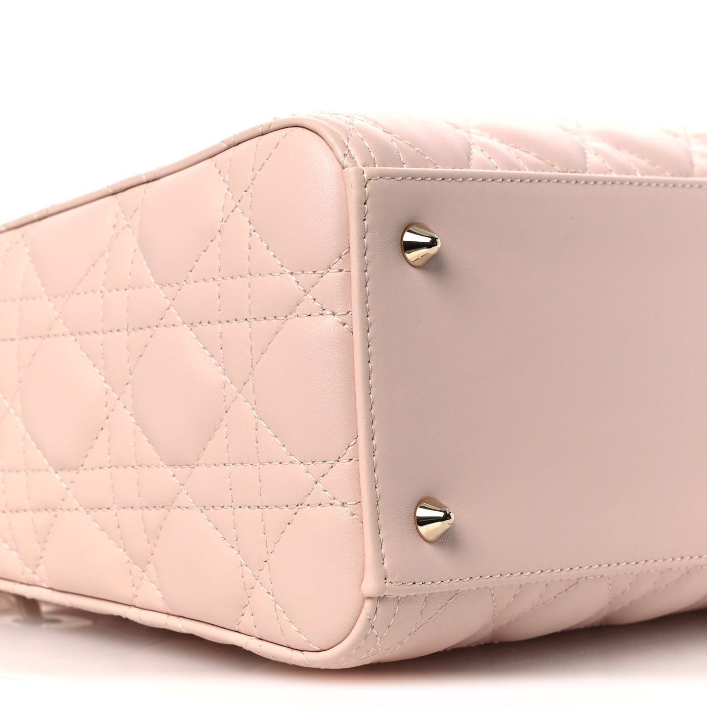 Lambskin Cannage Medium Lady Dior Light Pink
