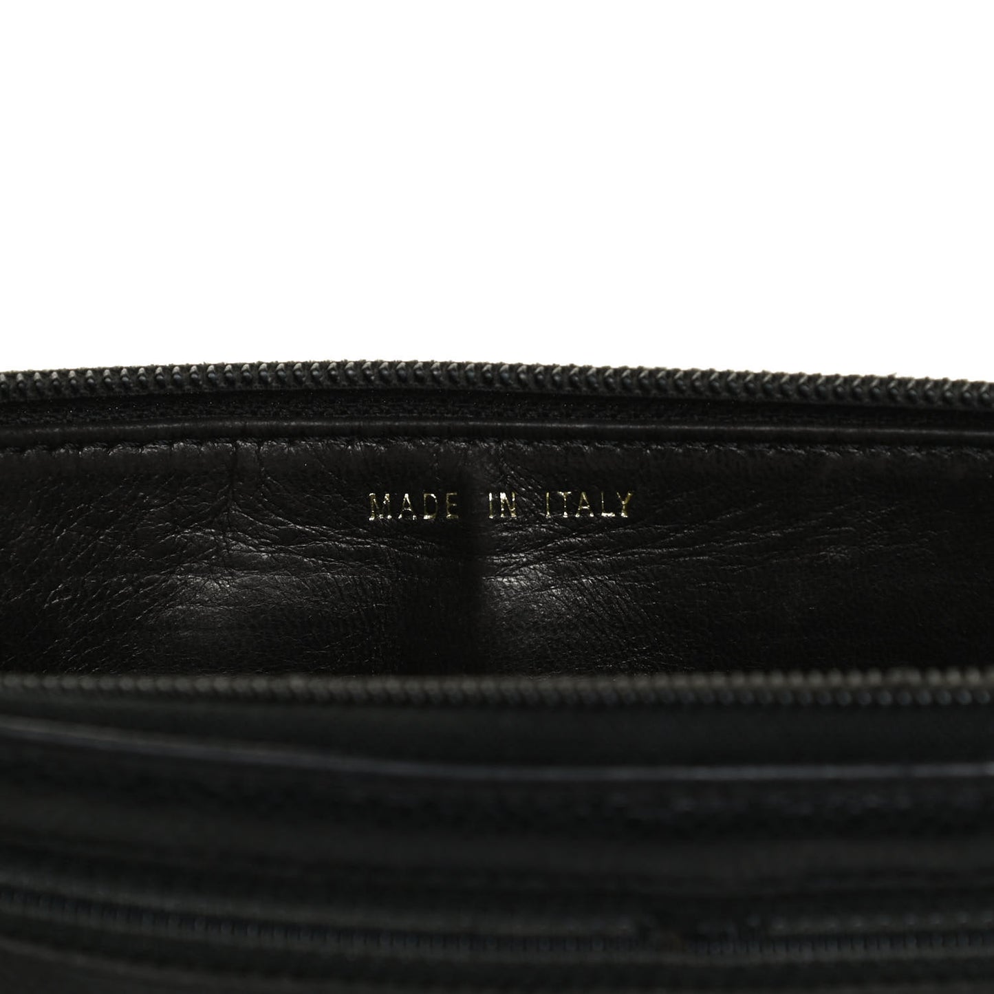 Caviar Large Timeless CC Zip Around Wallet Black