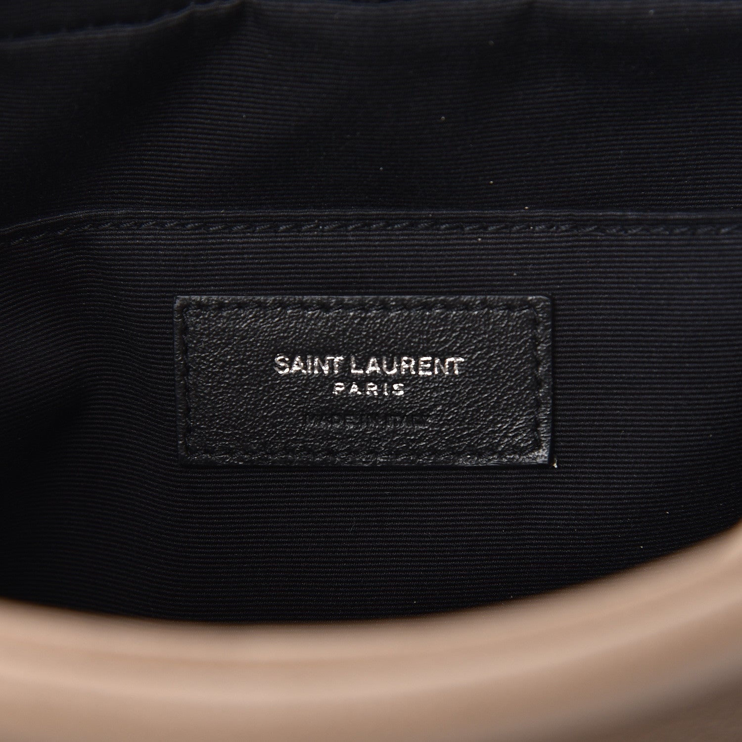 Saint Laurent Lambskin Monogram Small Lou Camera Bag Dark Beige 6 of 11