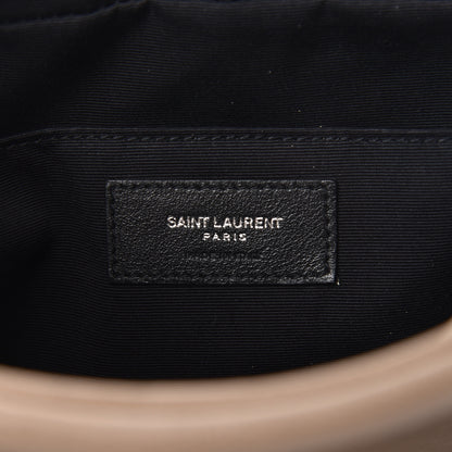 Saint Laurent Lambskin Monogram Small Lou Camera Bag Dark Beige 6 of 11