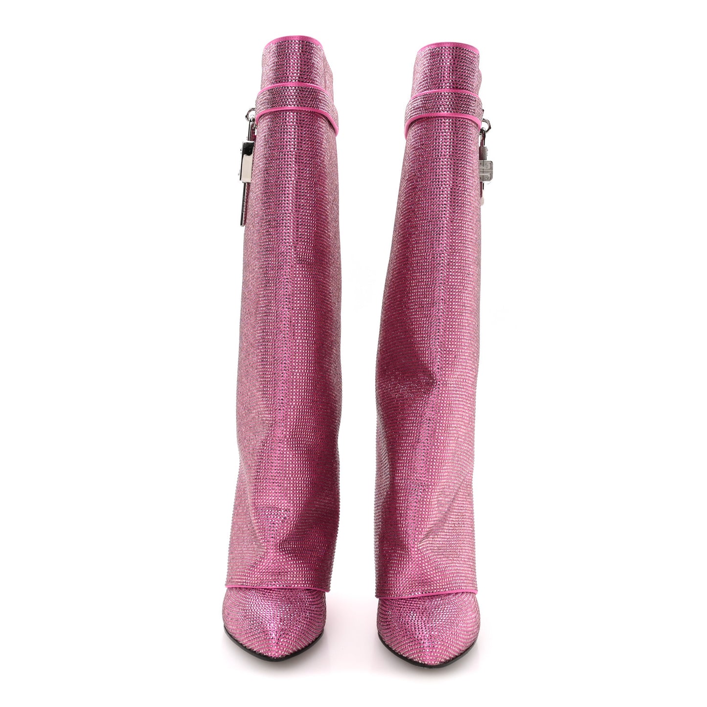 Suede Strass Shark Lock Pant Boots 37.5