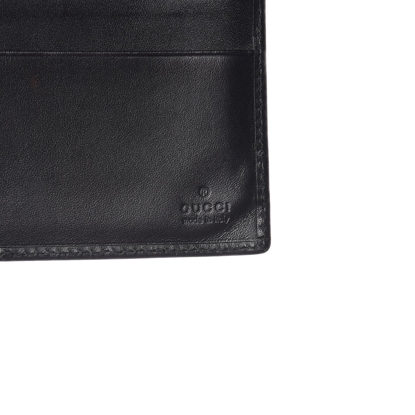 Smooth Calfskin Continental Bardot Wallet Black