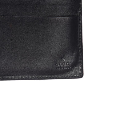 Gucci Smooth Calfskin Continental Bardot Wallet Black 6 of 7