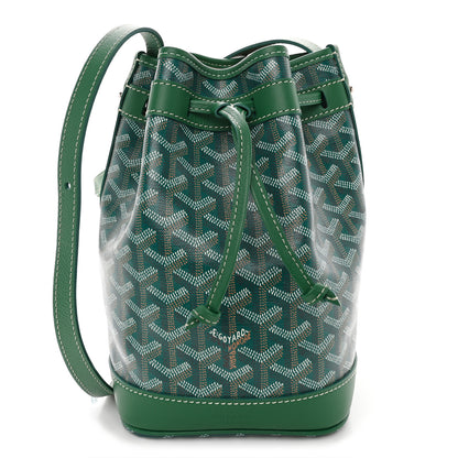 Goyard Goyardine Petit Flot Bucket Bag PM Green 1 of 9