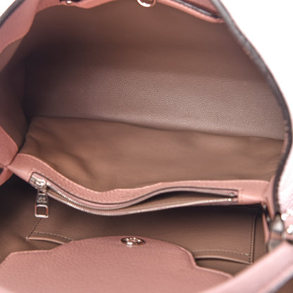 Louis Vuitton Taurillon Capucines MM Magnolia 5 of 12