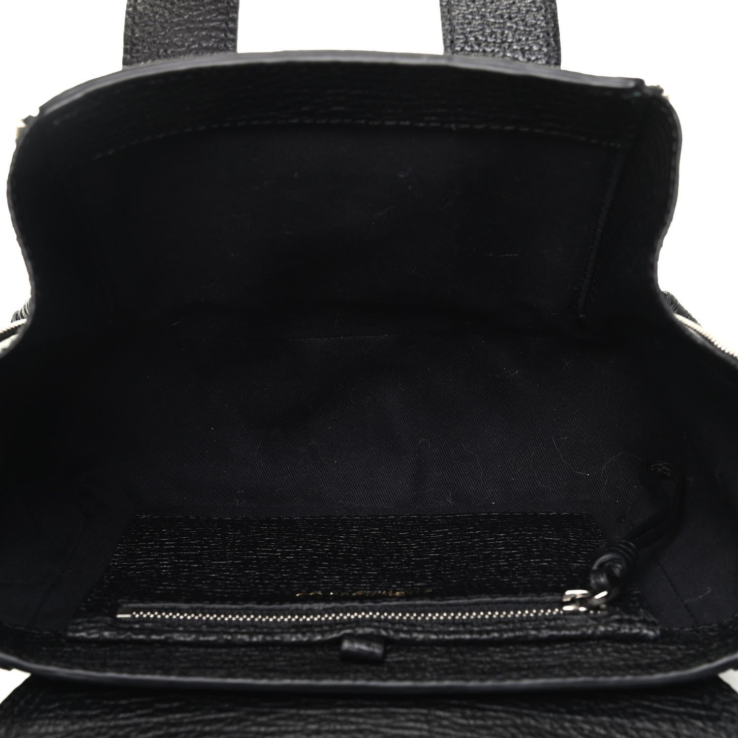 3.1 Phillip Lim Textured Calfskin Mini Pashli Satchel Black 4 of 8