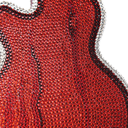 Judith Leiber Crystal Acoustic Electric Guitar Clutch Fire Multicolor 11 of 17