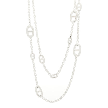 Hermes Sterling Silver Farandole Necklace 120 1 of 6
