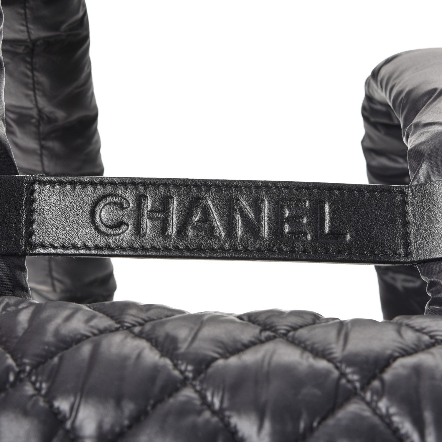 Chanel Nylon Quilted Coco Cocoon Backpack Black 8 of 8