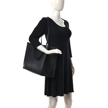 Louis Vuitton Empreinte Monogram Giant Onthego GM Black 2 of 10