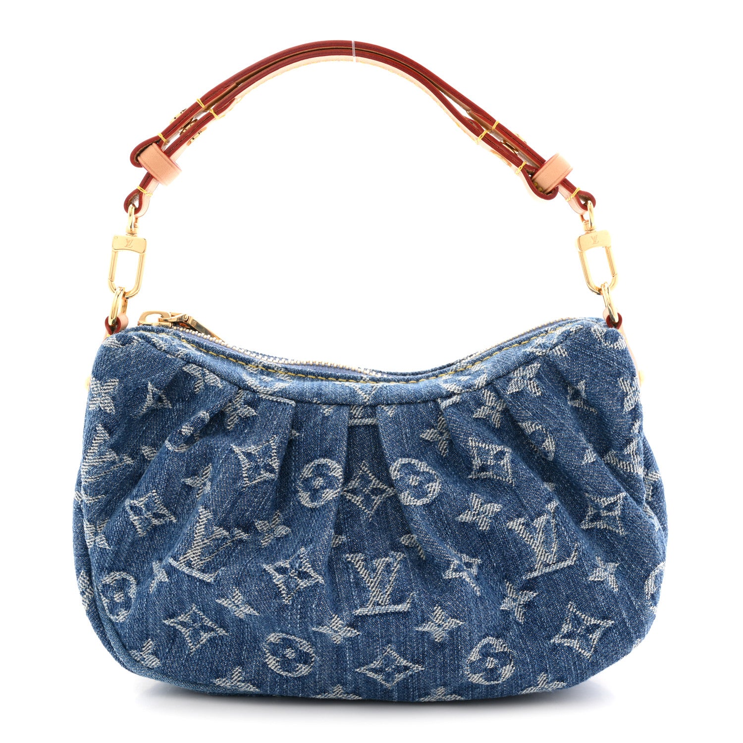 Louis Vuitton Monogram Denim Pochette Valley Blue 1 of 10
