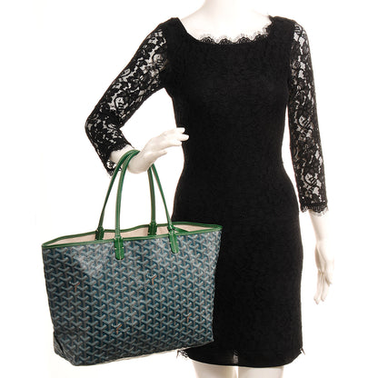 Goyard Goyardine Saint Louis PM Green 2 of 9