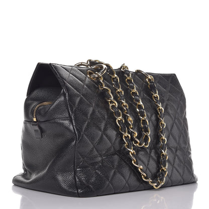 Chanel Caviar Quilted Grand Timeless Tote GTT Black 3 of 22