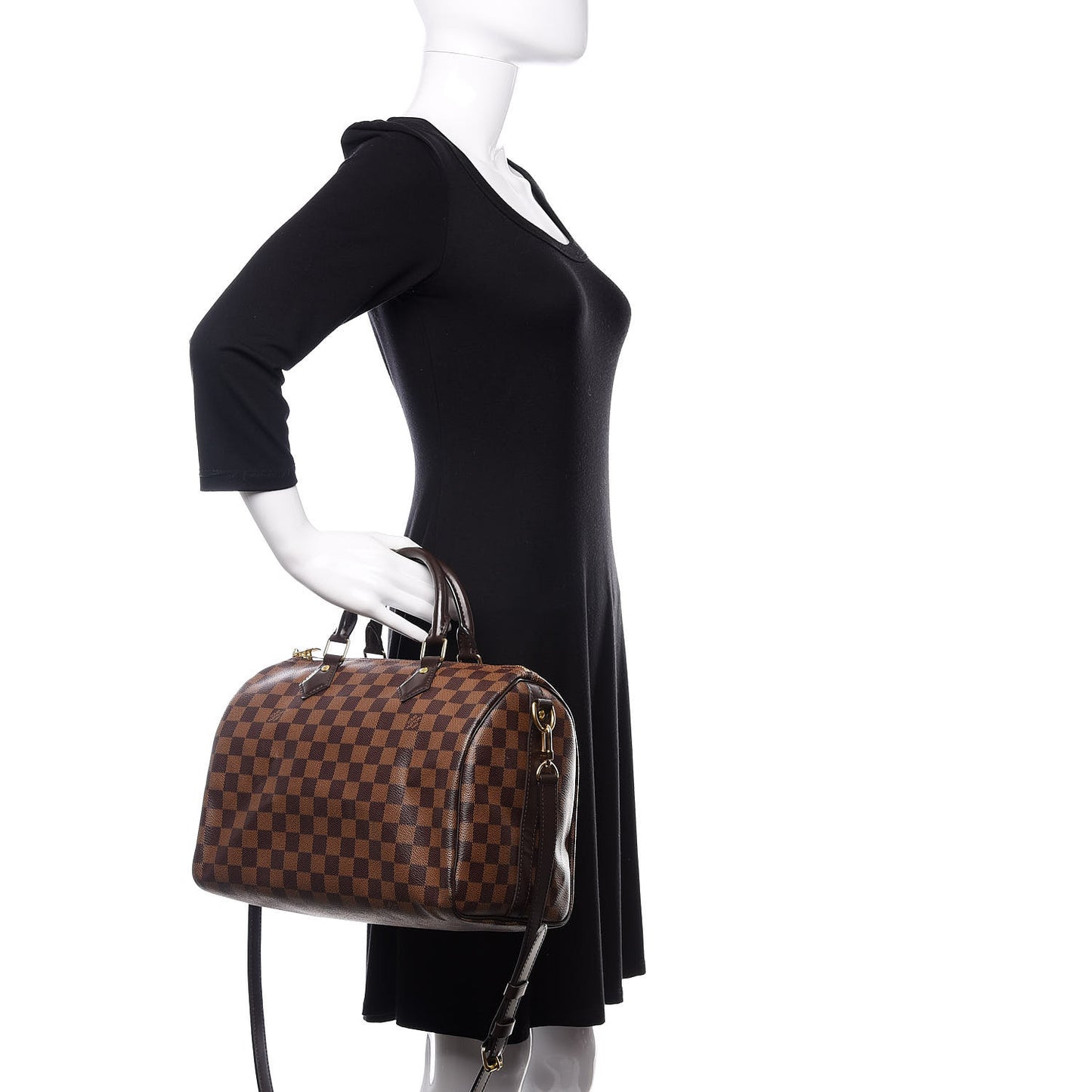 Damier Ebene Speedy Bandouliere 30