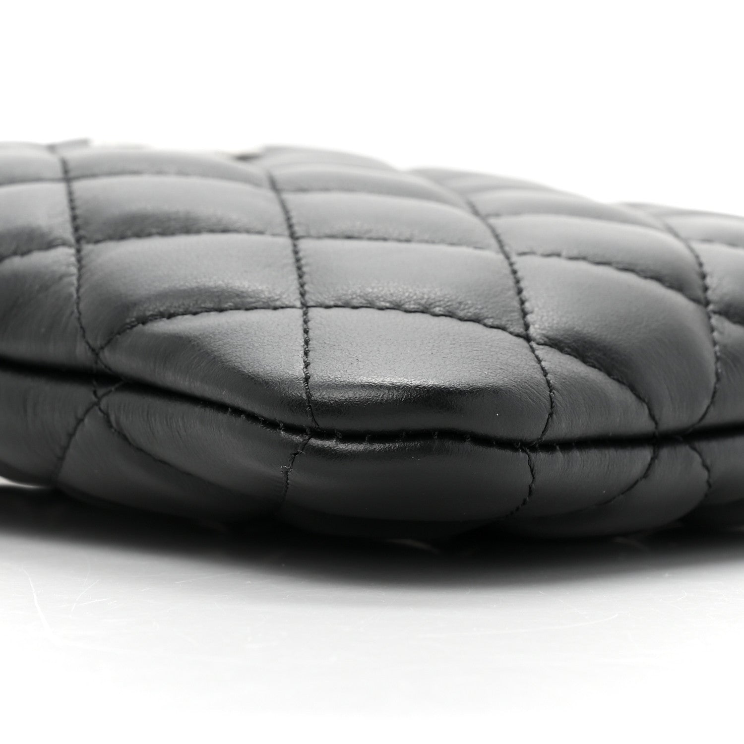 Chanel Lambskin Quilted Crossbody Bag Black 10 of 10