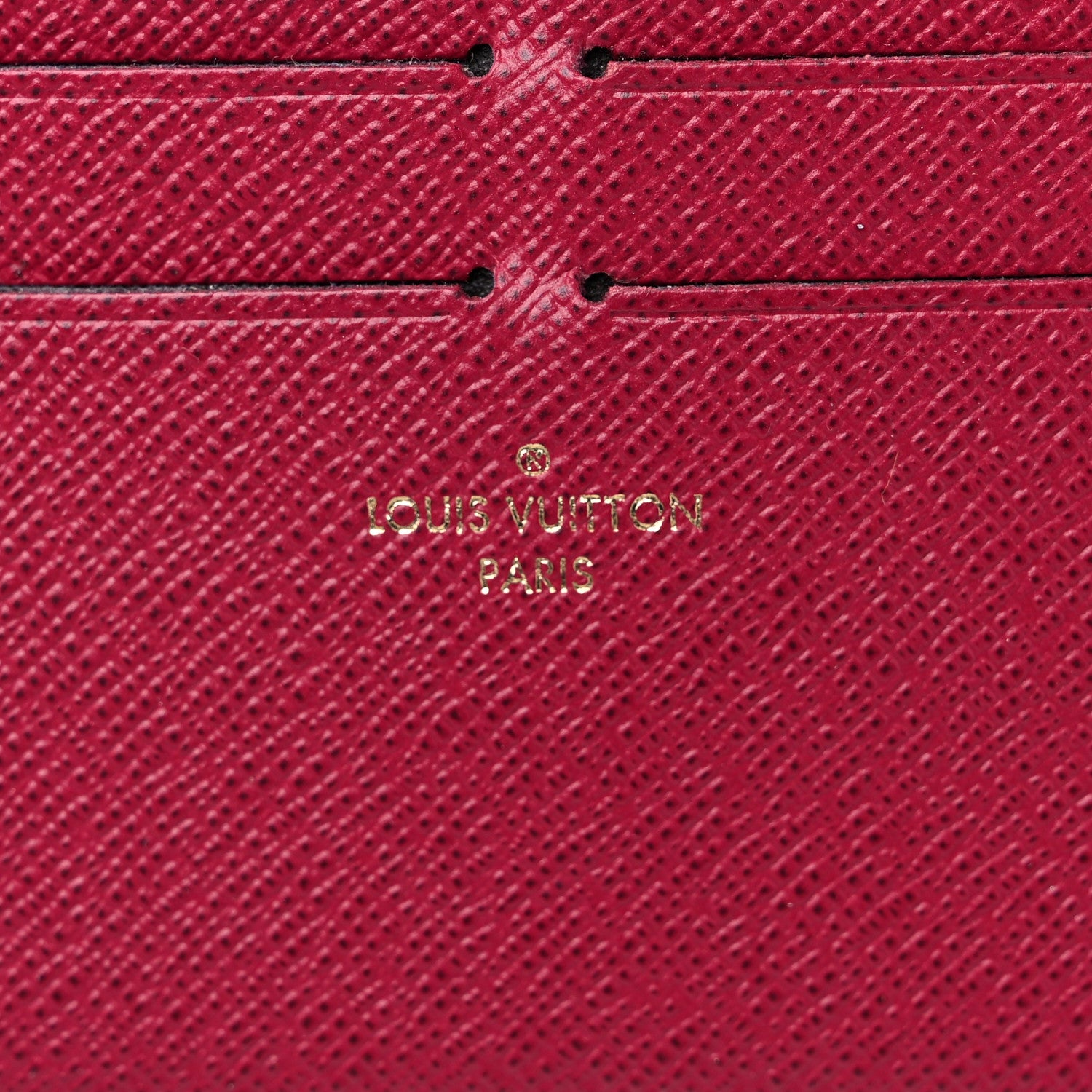 Louis Vuitton Calfskin Felicie Card Holder Insert Fuchsia 6 of 8