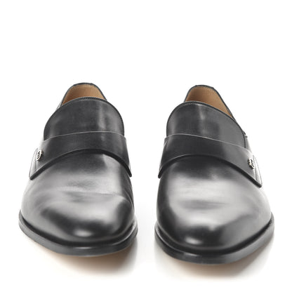 Gucci Calfskin Mens Interlocking GG Loafer 9 Black 2 of 10
