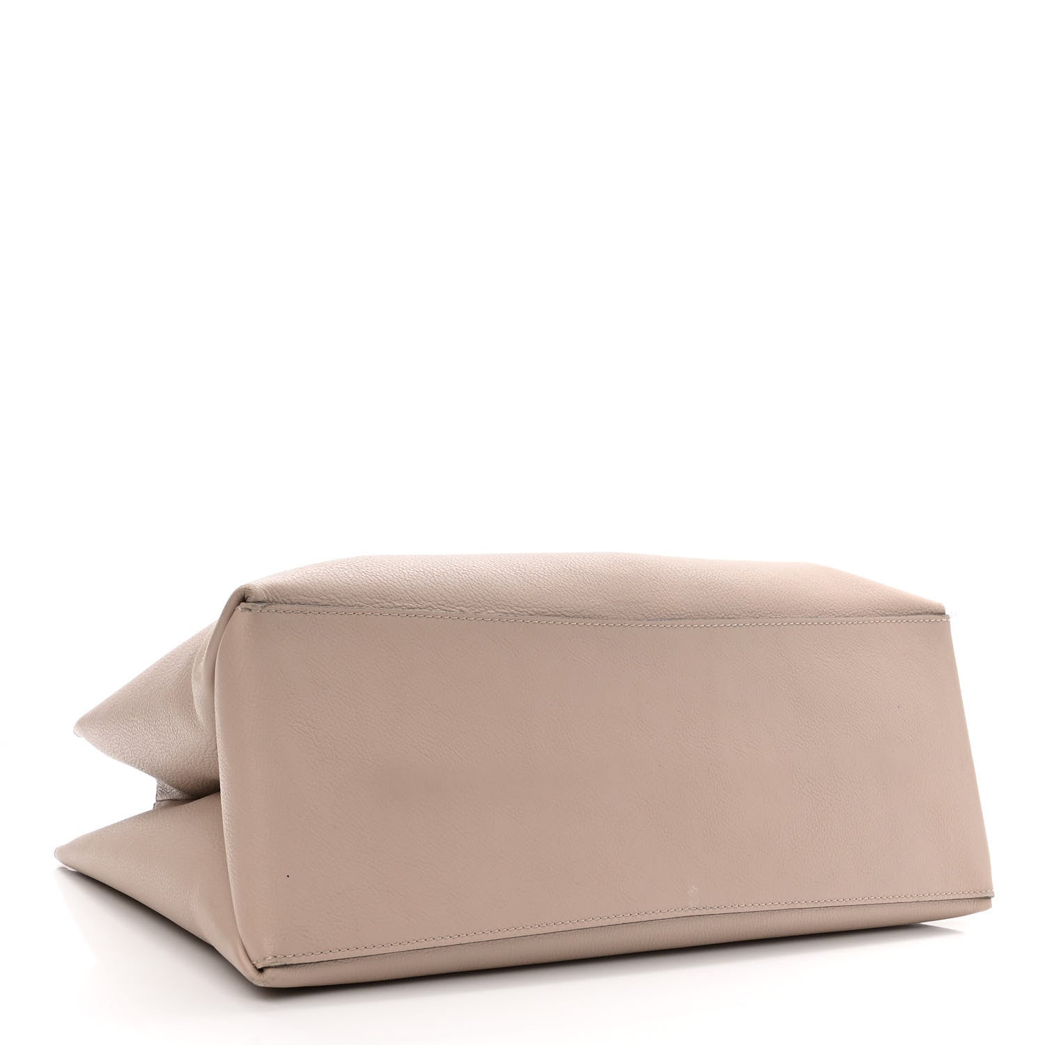 Louis Vuitton Grained Calfskin Lockme Shopper Greige 4 of 11