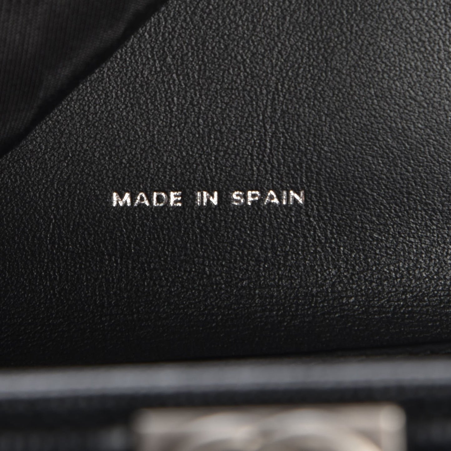 Caviar Quilted Compact Boy Wallet Black