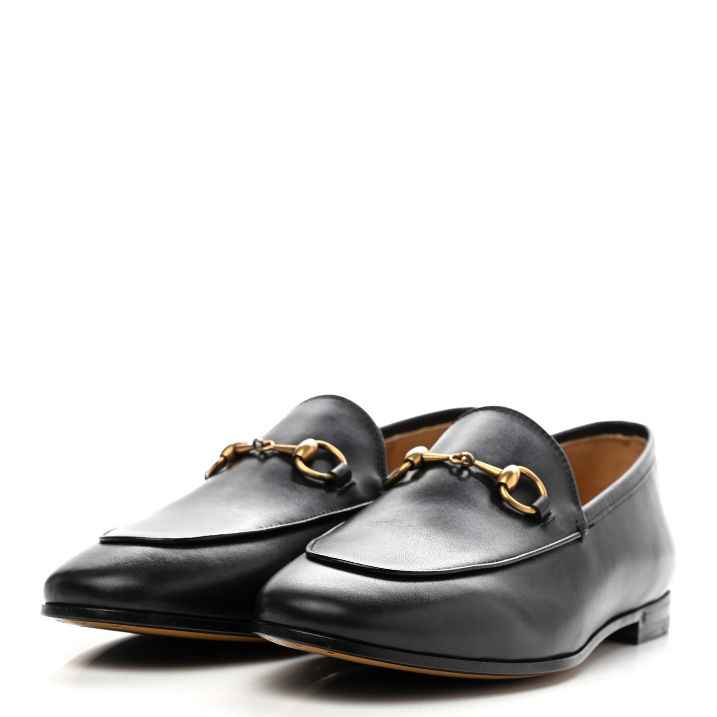 Calfskin Womens Jordaan Loafers 37.5 Black