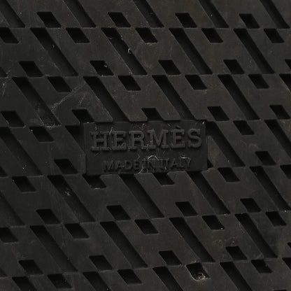 Hermes Calfskin Embroidered Womens Chypre Sandals 38 Natural 7 of 8