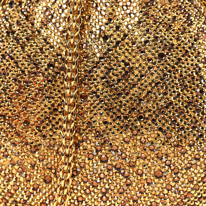 Judith Leiber Crystal Money Bags Minaudiere Clutch Gold 8 of 10