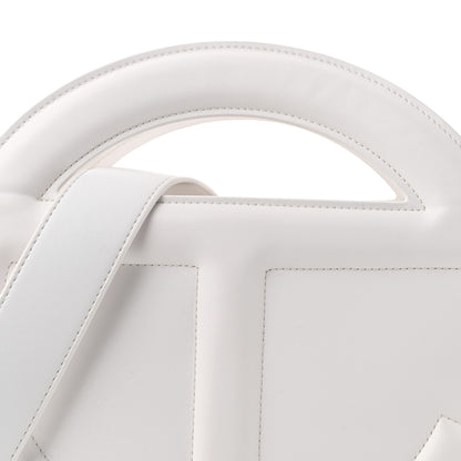 Telfar Vegan Leather Major Circle Bag White 8 of 15