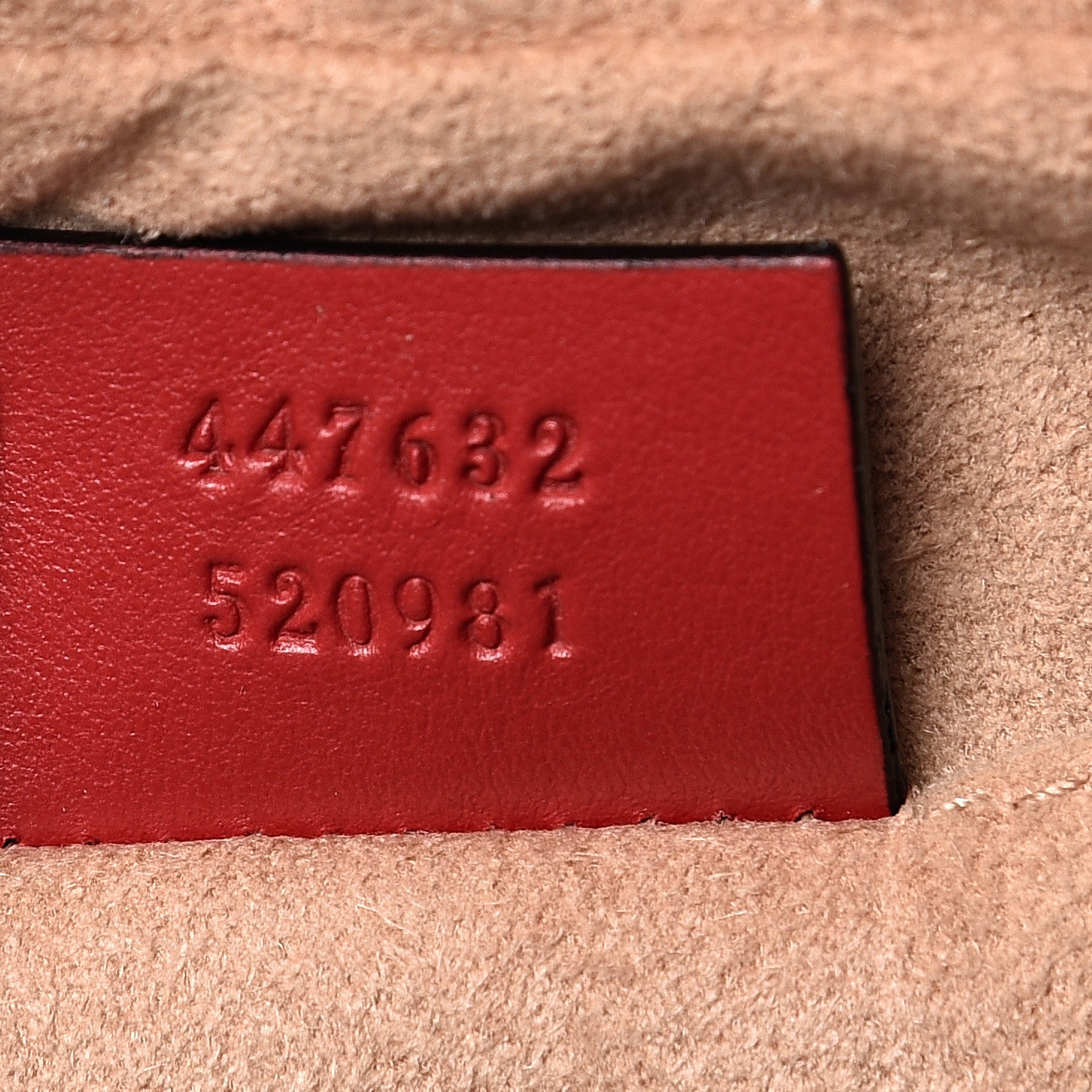 Gucci Calfskin Matelasse Small GG Marmont Chain Shoulder Bag Hibiscus Red 6 of 11