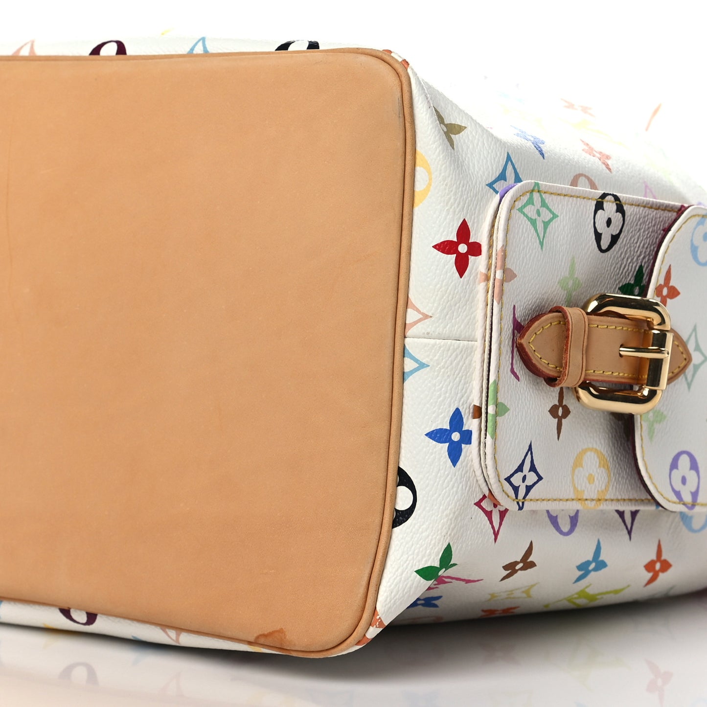 Monogram Multicolor Petit Noe White