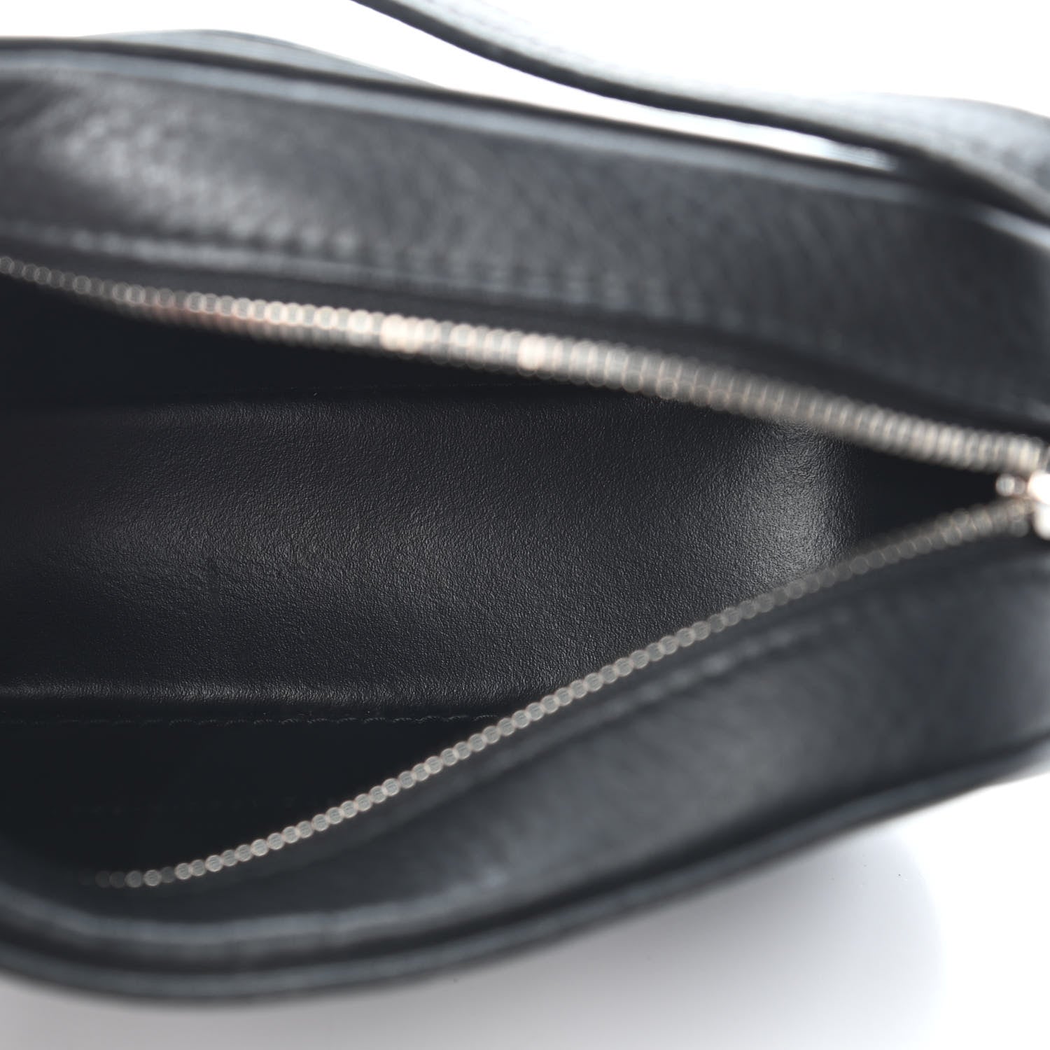 Balenciaga Calfskin Kittens Logo XS Everyday Camera Bag Black White 4 of 7