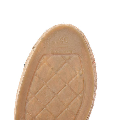 Chanel Suede Pearl CC Espadrilles 40 Red 9 of 13