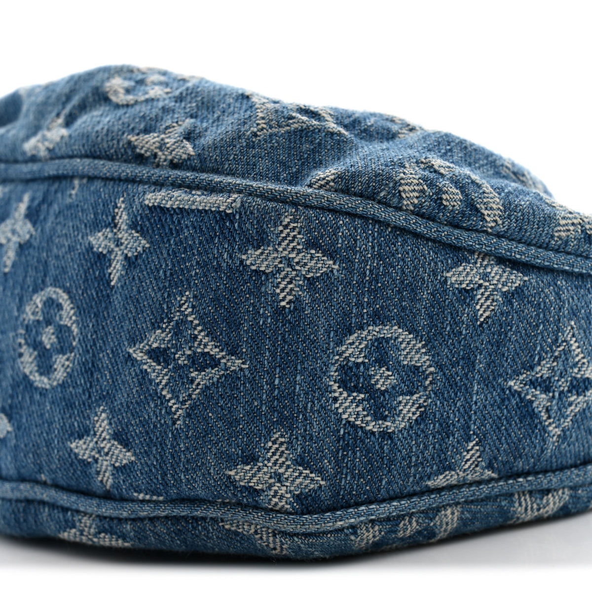 Monogram Denim Pochette Valley Blue