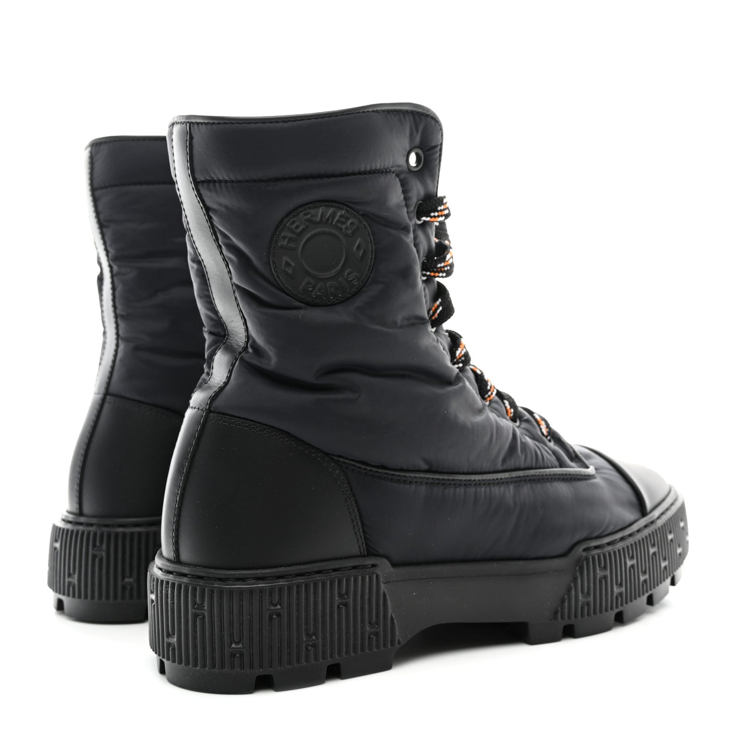 Calfskin Parachute Fresh Ankle Boots 38 Black
